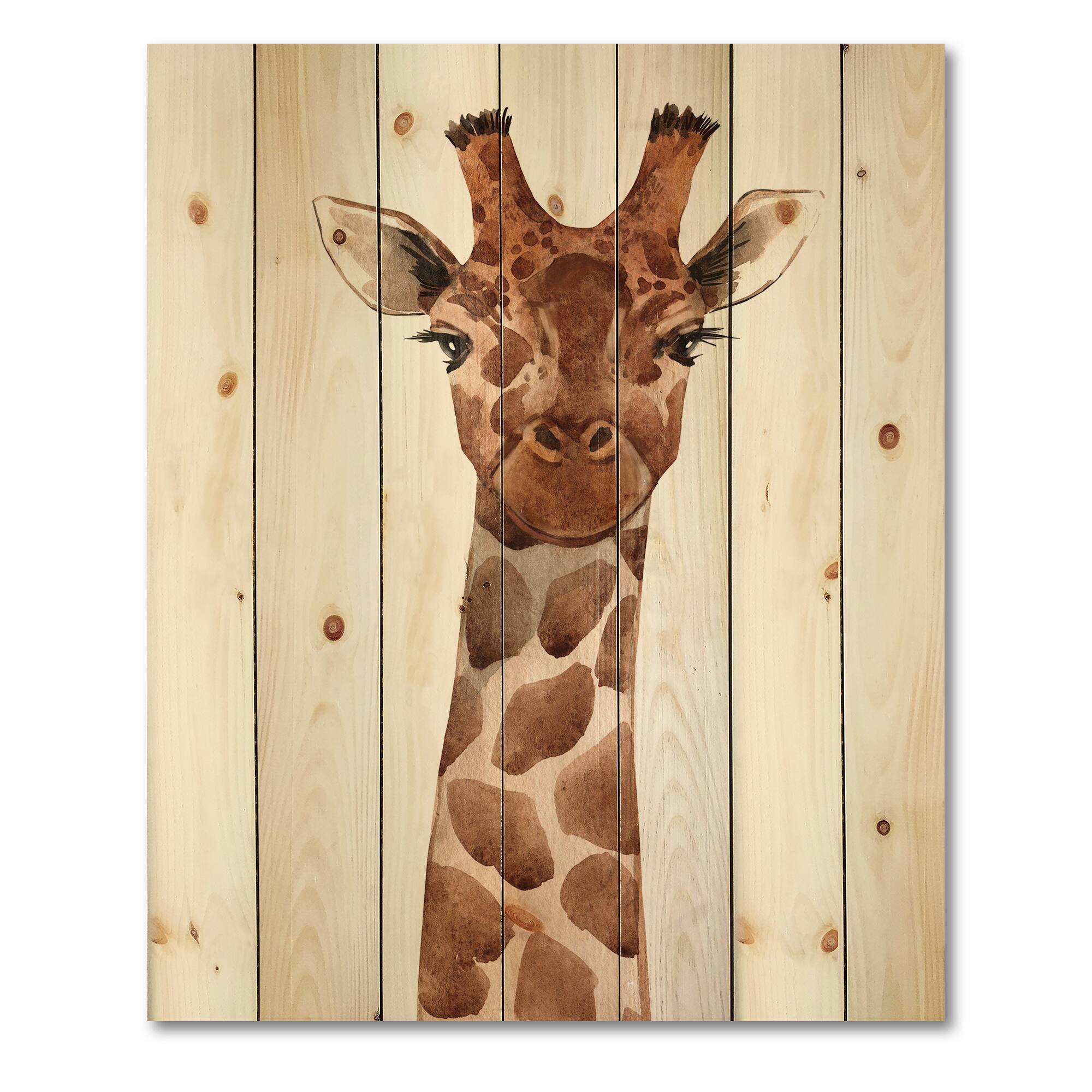 Designart - Portrait of A Giraffe X